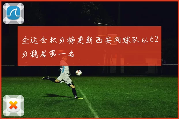 全运会积分榜更新西安网球队以62分稳居第一名