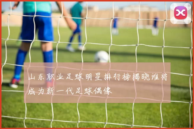 山东职业足球明星排行榜揭晓谁将成为新一代足球偶像